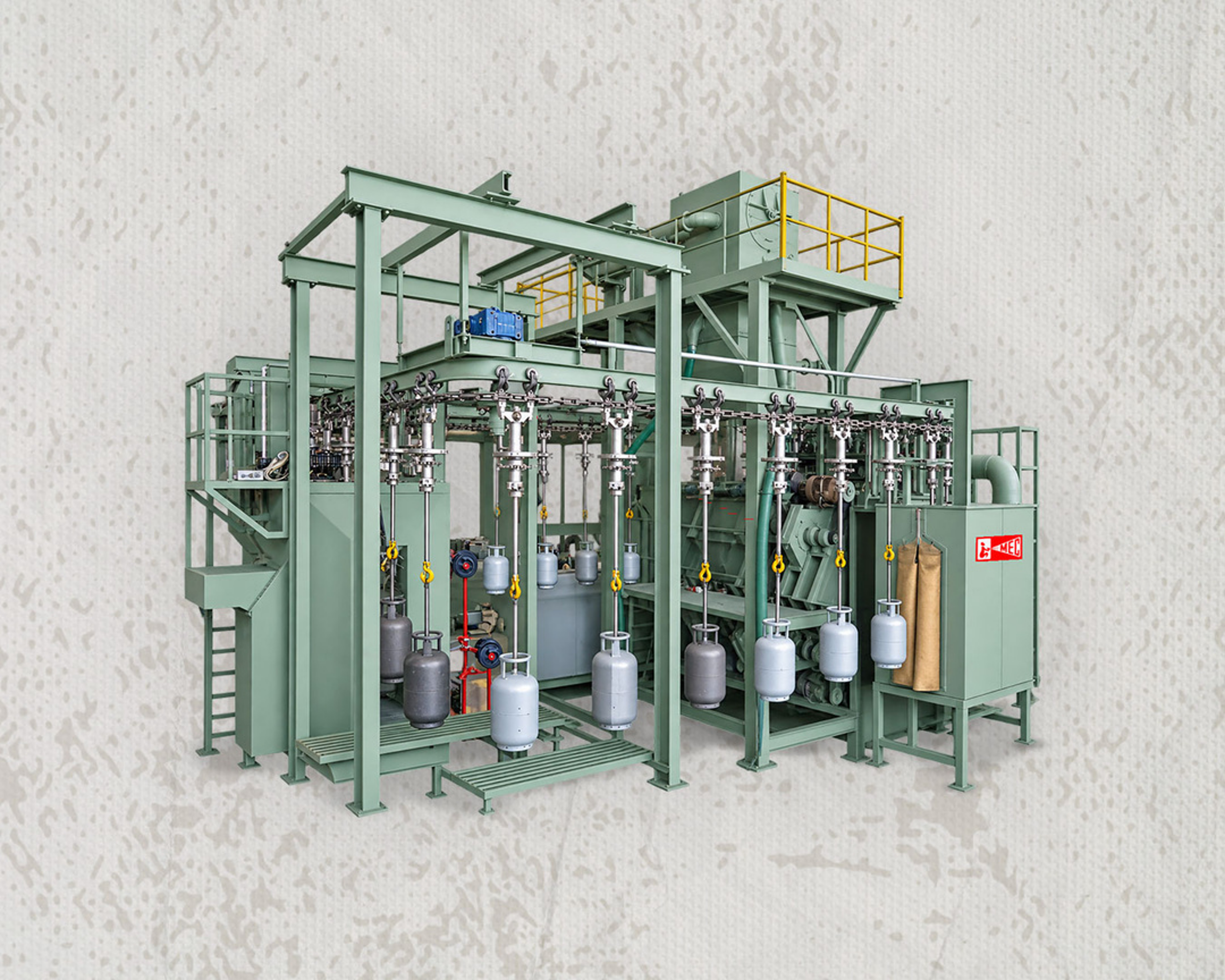 Automated Multi-Station Cylinder Coating System